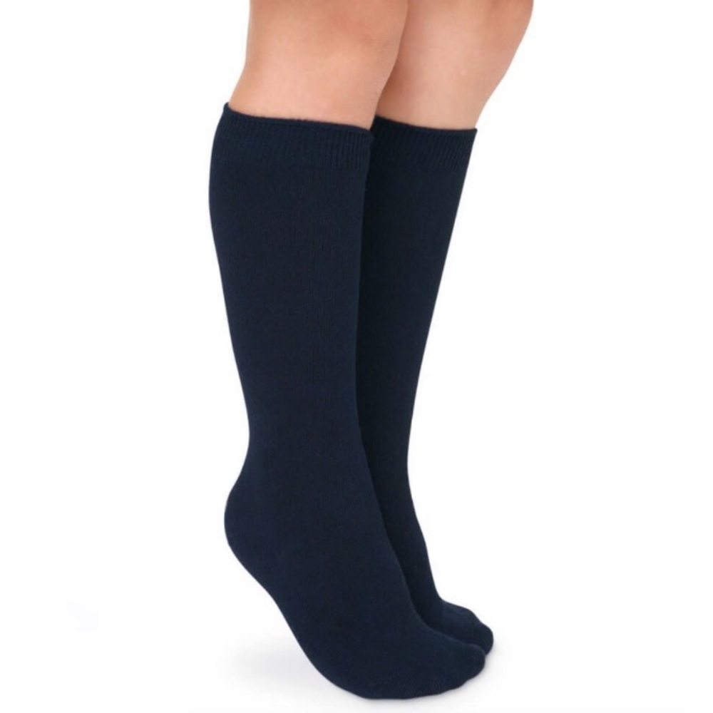 Jefferies Socks Smooth Toe Cotton Knee High Socks 2 Pair Pack